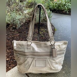 Coach Shimmering Gold Tote Bag